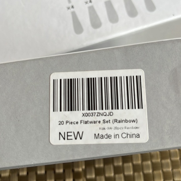 20-Piece Rainbow Flatware Set, Service for 4 - Picture 4 of 12